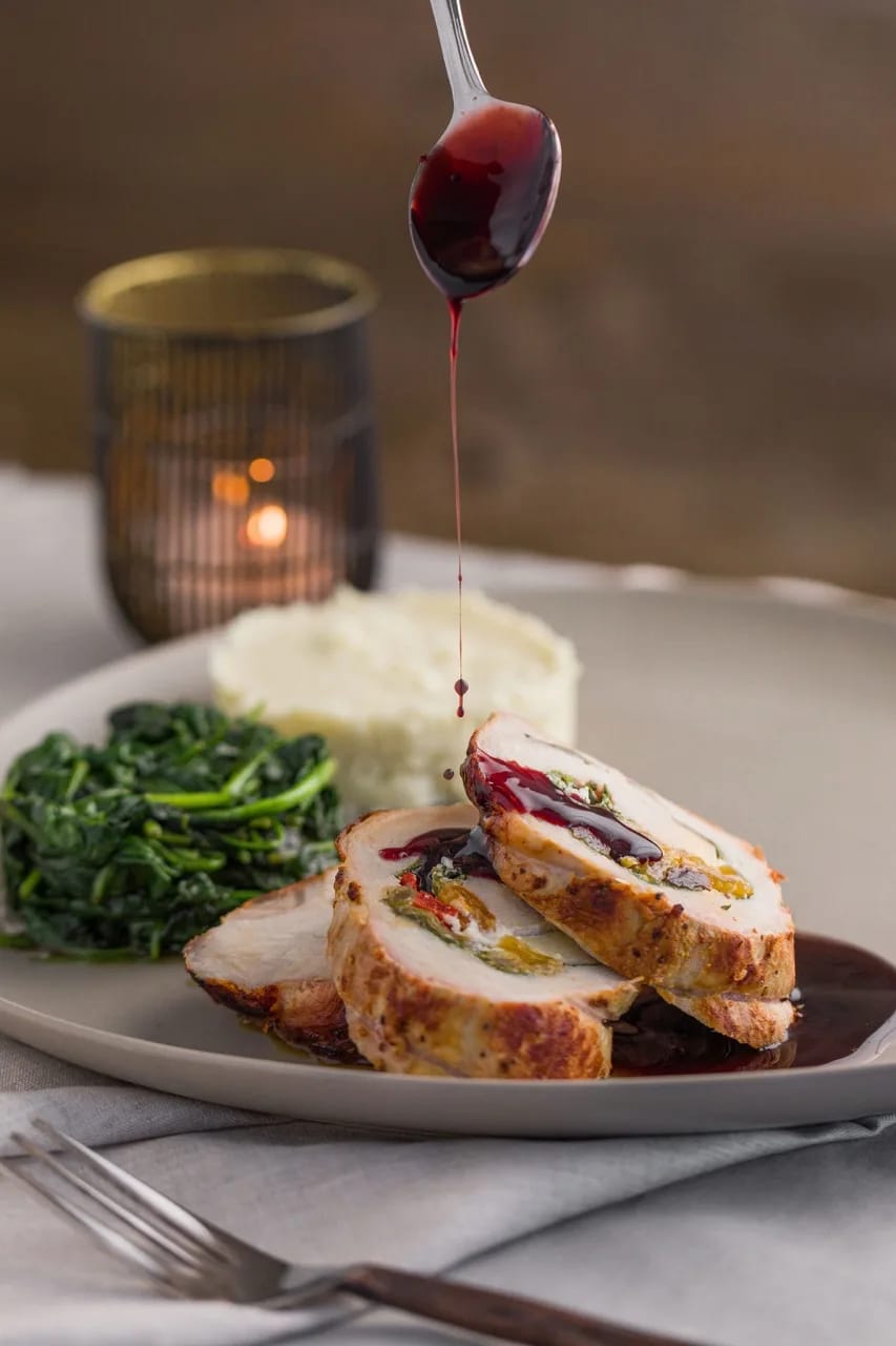 Stuffed Pork Loin by Top Hat Catering